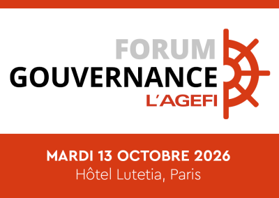 Forum Gouvernance Mardi 13 octobre 2026