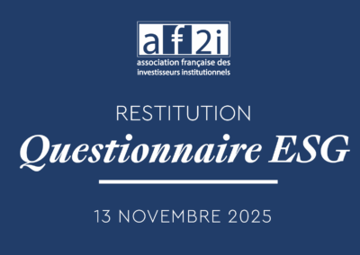 Restitution du questionnaire ESG Jeudi 13 novembre 17 heures