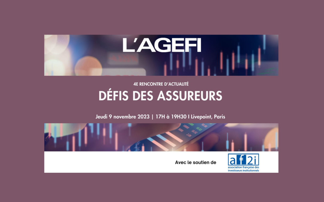Conférence Défis des assureurs jeudi 9 novembre 2023