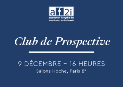 Club de Prospective 9 décembre à 16 heures
