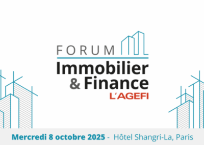 Forum Immobilier & Finance Mercredi 8 octobre