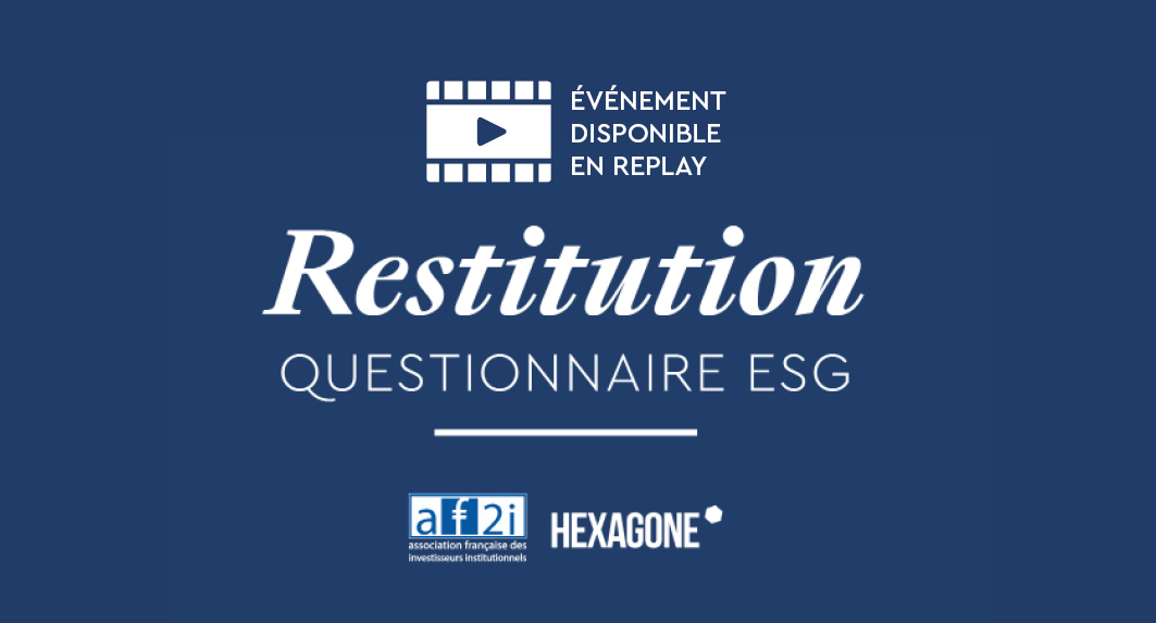 Restitution questionnaire ESG Af2i x Hexagone